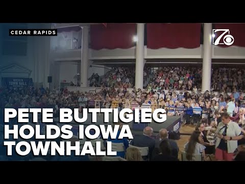 Pete Buttigieg participates in Iowa town hall