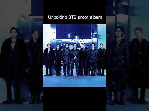 Proof album unboxing 💜 #shorts