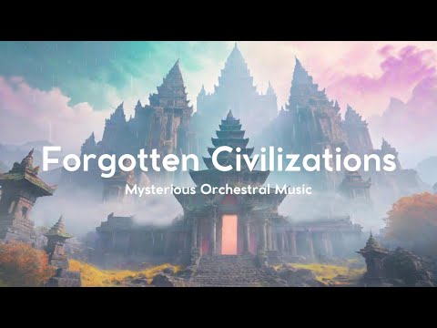 Forgotten Civilizations| 1 Hour Mysterious Orchestral Music with Rain SFX
