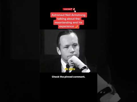 Neil Armstrong talks about his experience on the moon. 🤯 #moon #spaceeducation #neilarmstrong