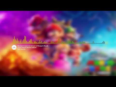 Bowser's Lava Lair (Cover of Koopa's Road) by Koji Kondo - Audio Visualizer