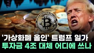 트럼프 일가, 4조 원 투자 끌어모았다…비트코인 폭등할까