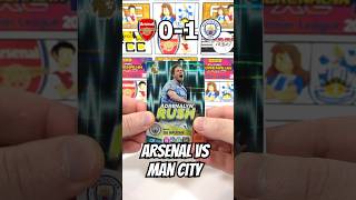 ARSENAL VS MAN CITY Pack Opening | ADRENALYN XL 2025 Premier League Match Prediction #shorts