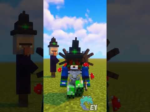 Becoming Every Mob that Touches You in Minecraft…