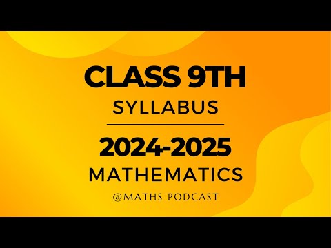Class 9 Maths Syllabus 2024-25 | Class 9 Maths Syllabus 2025 | Class 9 Maths Syllabus #class9