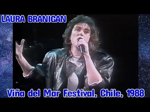 Laura Branigan - Viña del Mar Festival 1988 Montage [cc] - Touch Tour - Chile