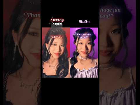#pov A celebrity runs into a fan, but she reveals her true self not knowing who they are… #shorts