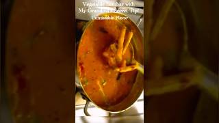Healthy South Indian Sambar Recipe | #idlisambar #resturantstyle #sambar #yt #shorts