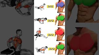 ULTIMATE At Home Chest Workout - NO Equipment Upper, Lower, Middle Exercises #pushupsworkout