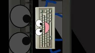 Surrealist PCjr Keyboard Nightmare #retro #retrocomputer  #techretro #vintagecomputer
