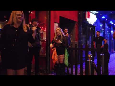 blackpool saturday  pubs & bars walk, the sights and sounds, and a bit more @ the end