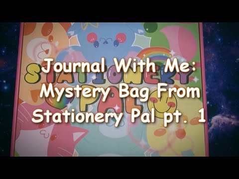 Journal With Me - Mystery Bag From Stationery Pal pt .1