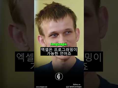 이더리움 창시자 비탈릭의 엑셀 사용법 #shorts