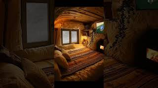 relaxing in bedroom with cozyfire#deepsleepmusic