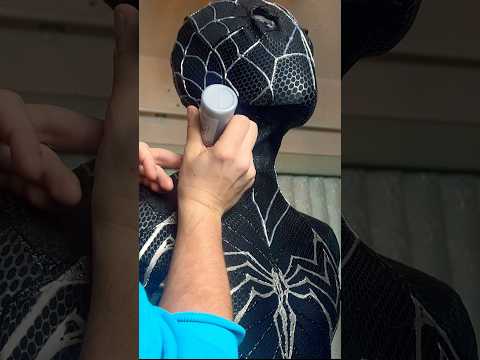 SPECTACULAR SYMBIOTE SUIT #spiderman #spidermanfanfilm #comicbookcosplay #symbiote #venom