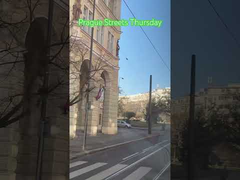 Sunny Prague Thursday | March 6, 2025 #praguestreets #czechrepublic