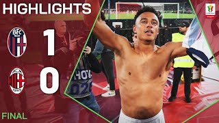BOLOGNA-MILAN 1-0 | HIGHLIGHTS | Bologna End 51-year Trophy Wait | Coppa Italia Frecciarossa 2024/25