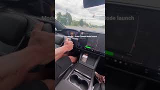 Model S Plaid Cheetah Mode launch #shorts #Telsa #modelsplaid #fastcars #electriccars