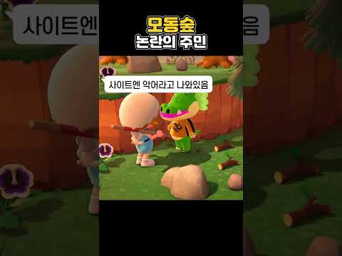 시청자들 싸우게(?) 만든 모동숲 논란의 주민