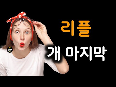 리플.. 마지막  신호