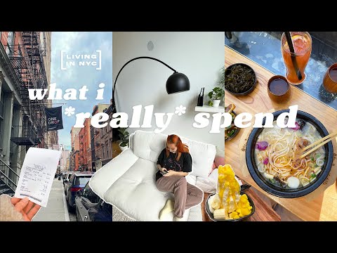 What I Spend in a Week Living in NYC *as a 25 year old* 💸