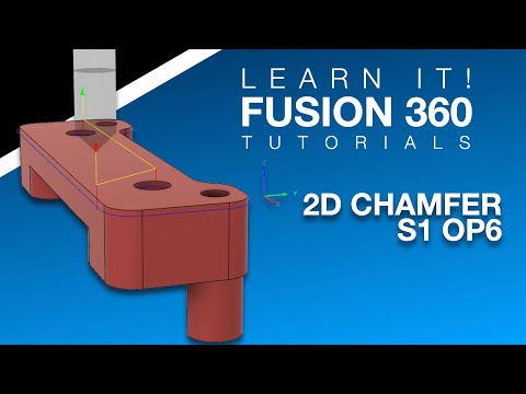 Fusion 360 - HWIMT - Part 001 Setup 1 - Op 6 (Chamfering & Simulation)