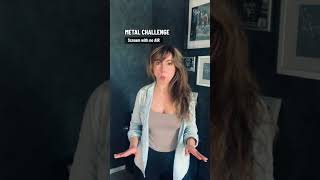 SCREAM CHALLENGE  #modernmetal #funny #shorts