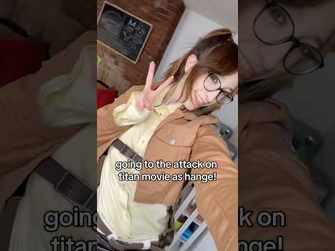 attack on titan finale movie was a blast #anime #cosplay #aot #attackontitan #hangezoe #mikasa #eren