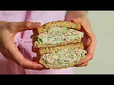 🥪 간단하지만 은근히 맛있는 조합❗#오이참치샌드위치 꼭 드셔보세요🥒❗️