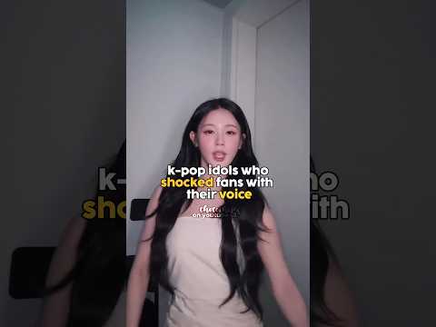 Kpop idols who shocked fans with their voice #gidle #illit #ive #blackpink #babymonster #fyp #shorts