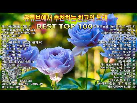 TOP 100 베스트 발라드 모음🎶일할때 듣기좋은 발라드 | 가을에 듣기 좋은 노래 베스트 50곡.이승철-잊었니 가사/유미 사랑은 언제나 목마르다/안재욱Forever/하고싶은말.