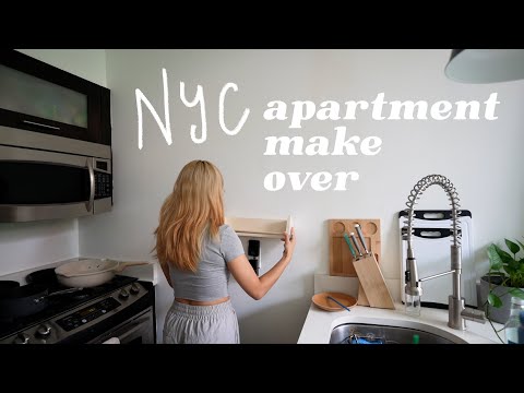upgrading my NYC apartment, ikea haul, plant purge & new furniture ft. prepping for a kitten :)