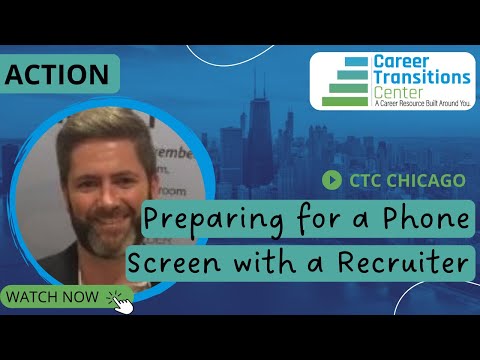 Preparing for an Interview with a Recruiter