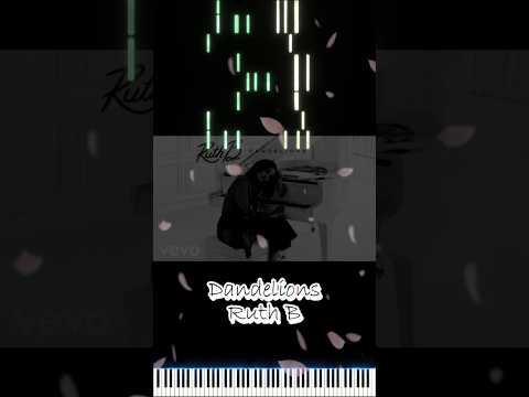 Dandelions Ruth B On Piano (with instrumentals) #piano #ruthb #dandelions