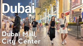 Dubai [4K] Amazing City Center, Dubai Mall Walking Tour 🇦🇪