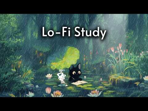 Work & Study 📚 Calmest Lo-fi Rain / Jazz HipHop for Deep Focus