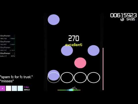 idiot plays osu mania