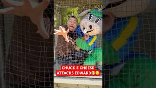 CHUCK E CHEESE ATTACKS EDWARD AT ZOO #shorts 😭💔