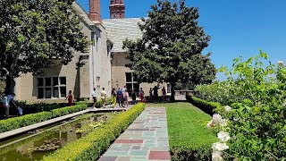 Walking tour of the historic Greystone Mansion in Beverly Hills California