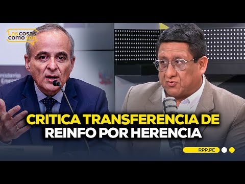 Héctor Ventura critica sucesión de Reinfo y al ministro de Energía y Minas #LASCOSASRPP | ENTREVISTA