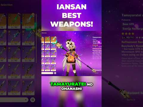 Iansan Best Weapons - Filter Guide | Genshin Impact 5.5