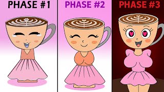 All Phases of Ballerina Cappuccina in New SUS Incredibox Sprunki #SprunkiSUS #sprunki