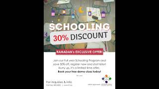 School discount in Ramadan! #jbr #science #chemistry #dubai #education #dubaihills #dubaischools