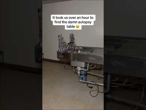 Huge Abandoned Hospital With Morgue and Autopsy Table