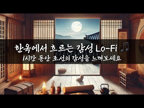 🎵 "고즈넉한 한옥에서 듣는 사극풍 Lo-Fi 🎧 공부 집중력 UPㅣ사극 OST 감성 🎶 해금과 피아노로 떠나는 조선 여행