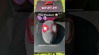 Finally a realistic Miles Morales mask 🥹🕷️🤟 #milesmorales #marvel #spiderman #spiderverse #gwen