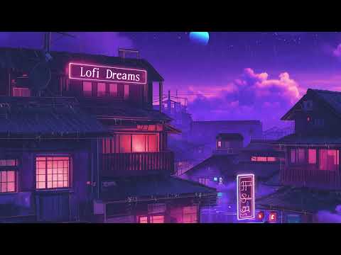 Retro Tokyo Nights 💿 1980s & 90s Lofi Rain Ambience ☔ Old Japanese Town Ambience