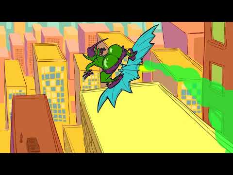 Arachnid Bro vs Chartreuse Gremlin [ANIMATED SHORT]