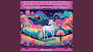 Moonlight the Unicorn Dances & Dreams in Celestial Lemurian Meadows Light-Codes (Light-Language...