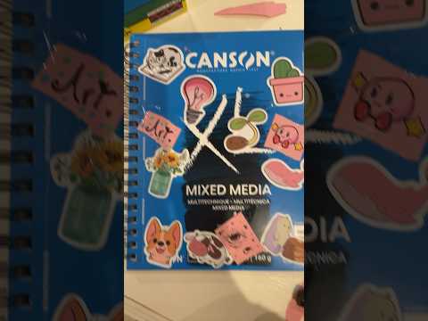 Decorating my sketchbook! #art #youngartist #drawing #artandcraft